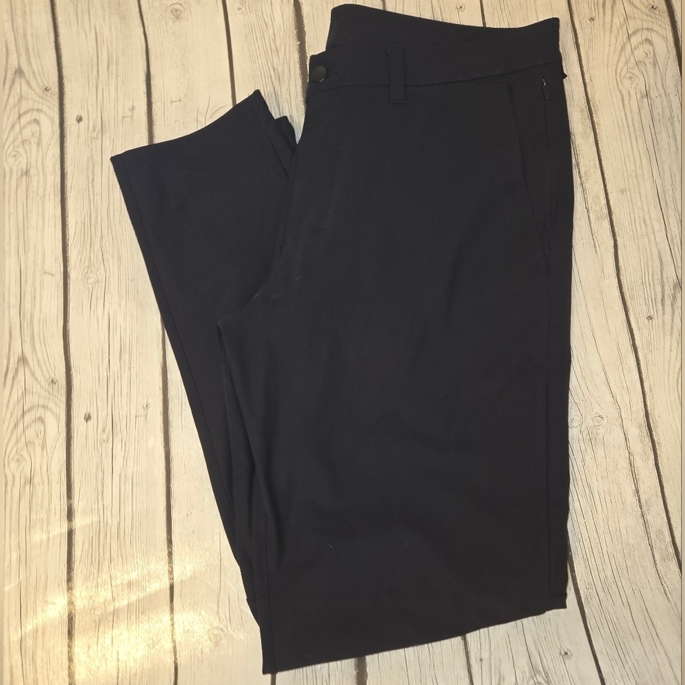 Lululemon ABC Work Pant Mens 36 | Classic Fit | Warpstreme | Black - Picture 4 of 8